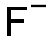 FLUORIDE @ 100UG/ML IN WATER 500ML Struktur