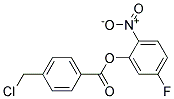 5-FLUORO-2-NITROPHENYL 4-(CHLOROMETHYL)BENZOATE, TECH Struktur