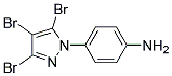 4-(3,4,5-TRIBROMO-1H-PYRAZOL-1-YL)ANILINE, TECH Struktur