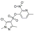 6-METHYL-2-NITRO-3-PYRIDYL 5-CHLORO-1,3-DIMETHYL-1H-PYRAZOLE-4-SULFONATE, TECH Struktur