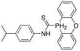 N-(4-ISOPROPYLPHENYL)OXO(DIPHENYL)PHOSPHORANECARBOTHIOAMIDE, TECH Struktur