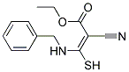 ETHYL 3-(BENZYLAMINO)-2-CYANO-3-MERCAPTOACRYLATE, TECH Struktur