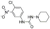 N-(4-CHLORO-3-NITROPHENYL)-N'-PIPERIDINOUREA, TECH Struktur