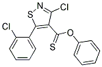 PHENYL 3-CHLORO-5-(2-CHLOROPHENYL)ISOTHIAZOLE-4-CARBOTHIOATE, TECH Struktur