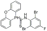 N-(2,6-DIBROMO-4-FLUOROPHENYL)OXO(DIPHENYL)PHOSPHORANECARBOTHIOAMIDE, TECH Struktur