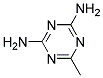 6-METHYL-1,3,5-TRIAZINE-2,4-DIAMINE, TECH Struktur