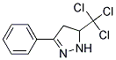 3-PHENYL-5-(TRICHLOROMETHYL)-4,5-DIHYDRO-1H-PYRAZOLE, TECH Struktur