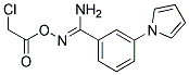 O1-(2-CHLOROACETYL)-3-(1H-PYRROL-1-YL)BENZENE-1-CARBOHYDROXIMAMIDE, TECH Struktur