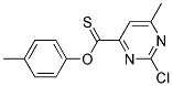 4-METHYLPHENYL 2-CHLORO-6-METHYLPYRIMIDINE-4-CARBOTHIOATE, TECH Struktur