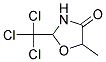 5-METHYL-2-(TRICHLOROMETHYL)-1,3-OXAZOLAN-4-ONE, TECH Struktur