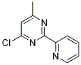 4-CHLORO-6-METHYL-2-(2-PYRIDYL)PYRIMIDINE Struktur