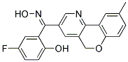 (5-FLUORO-2-HYDROXY-PHENYL)-(6-METHYL-10H-9-OXA-4-AZA-PHENANTHREN-2-YL)-METHANONE OXIME Struktur