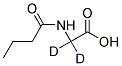 N-N-BUTYRYLGLYCINE-2,2-D2 Struktur