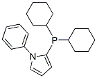 N-PHENYL-2-(DICYCLOHEXYLPHOSPHINO)PYRROLE, 90% [CATACXIUM PCY] Struktur