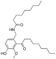 N,O-DINONANOYLVANILLYLAMINE Struktur