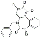 N-BENZYL-DIBENZAZEPINONE-D4 Struktur