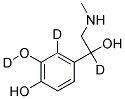 DL-EPINEPHRINE-D3 Struktur