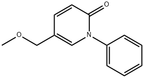 5-HYDROXYMETHYL-N-PHENYL-2-1H-PYRIDONE, METHYL ETHER Struktur