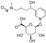 4-(METHYLNITROSAMINO)-1-(3-PYRIDYL)-1-BUTANOL-N-B-D-GLUCURONIDE Struktur