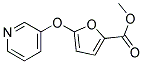 METHYL 5-(PYRIDIN-3-YLOXY)-2-FUROAT Struktur