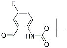 TERT-BUTYL 4-FLUORO-2-FORMYLPHENYLCARBAMAT Struktur