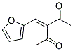 3-(2-furylmethylene)pentane-2,4-dione Struktur