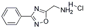 C-(3-Phenyl-[1,2,4]oxadiazol-5-yl)-methylamine HYDROCHLORIDE Struktur