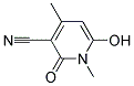 N-Methyl-3-Cyano-4-Methyl-6-Hydroxy-2-Pyridone Struktur