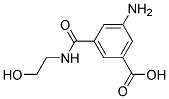 3-(2-Hydroxyethyl)carbamoyl-5-Aminobenzoic acid Struktur