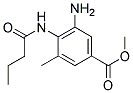 Methyl 3-Methyl-4-n-Butyramino-5-Amino Benzoate Struktur