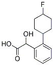 4'-Fluoro-2-cyclohexyl mandelic acid Struktur