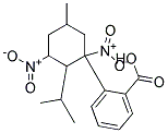 3,5-dinitro-4-menthylbenzoic acid Struktur