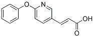 3-(6-Phenoxypyrid-3-yl)acrylic acid Struktur