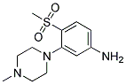 3-(4-Methylpiperazin-1-yl)-4-(methylsulponyl)aniline Struktur