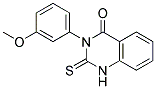 3-(3-Methoxyphenyl)-2-thioxo-2,3-dihydro-1H-quinazolin-4-one Struktur