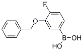 3-(Benzyloxy)-4-fluorobenzeneboronic acid Struktur