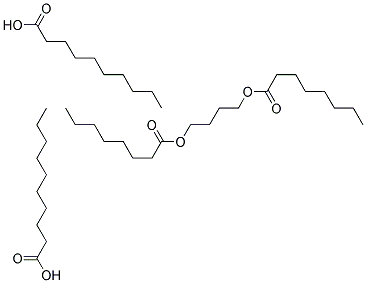 BUTYLENE GLYCOL DICAPRYLATE/DICAPRATE Structure