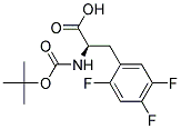 Boc-2,4,5-Trifluoro-D-Phenylalanine Struktur