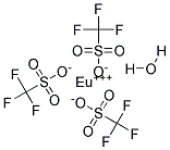 Europium(III) trifluoromethanesulfonate hydrate Struktur