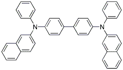 N,N'-Di(naphthalen-2-yl)-N,N'-diphenyl-benzidine Struktur