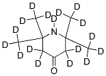 4-OXO-2,2,6,6-TETRAMETHYL- PIPERIDINE (D17,98%,15N,98%) TEMPONE PRECURSOR Struktur