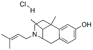 PENTAZOCINE:HCL UNLABELED 1.0 MG/ML IN METHANOL Struktur