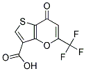 7-OXO-5-TRIFLUOROMETHYL-7H-THIENO-[3,2-B]PYRAN-3-CARBOXYLIC ACID Struktur