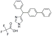 4-[(RS)(BIPHENYL-4-YL)PHENYLMETHYL]-1H-IMIDAZOLE TRIFLUOROACETATE BIFONAZOLE IMPURITY B TRIFLUOROACETATE EPB(CRM STANDARD) Struktur