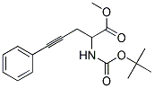 2-TERT-BUTOXYCARBONYLAMINO-5-PHENYL-PENT-4-YNOIC ACID METHYL ESTER Struktur