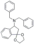 3-(N,N-DIIBENZYLAMINO)-1,1-(ETHYLENEDIOXY)INDAN Struktur