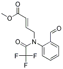 4-[(2-FORMYLPHENYL)-(2,2,2-TRIFLUOROACETYL)AMINO]BUT-2(E)-ENOIC ACID METHYL ESTER Struktur