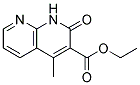 4-METHYL-2-OXO-1,2-DIHYDRO-[1,8]NAPHTHYRIDINE-3-CARBOXYLIC ACID ETHYL ESTER Structure