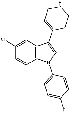 5-CHLORO-1-(4-FLUORO-PHENYL)-3-(1,2,3,6-TETRAHYDRO-PYRIDIN-4-YL)-1H-INDOLE