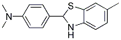 DIMETHYL-[4-(6-METHYL-2,3-DIHYDRO-BENZOTHIAZOL-2-YL)-PHENYL]-AMINE Struktur